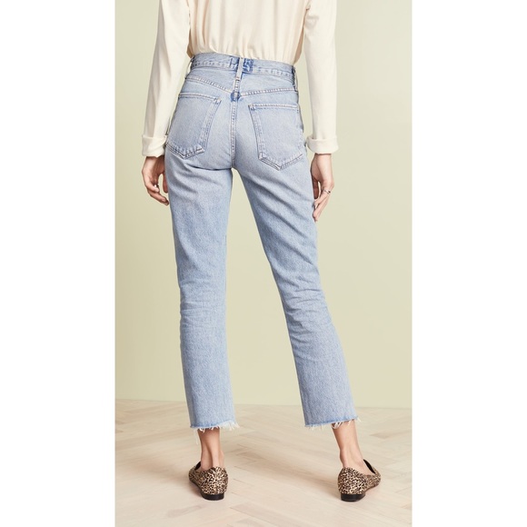 AGOLDE Riley High Rise Straight Crop Jeans - Picture 2 of 8
